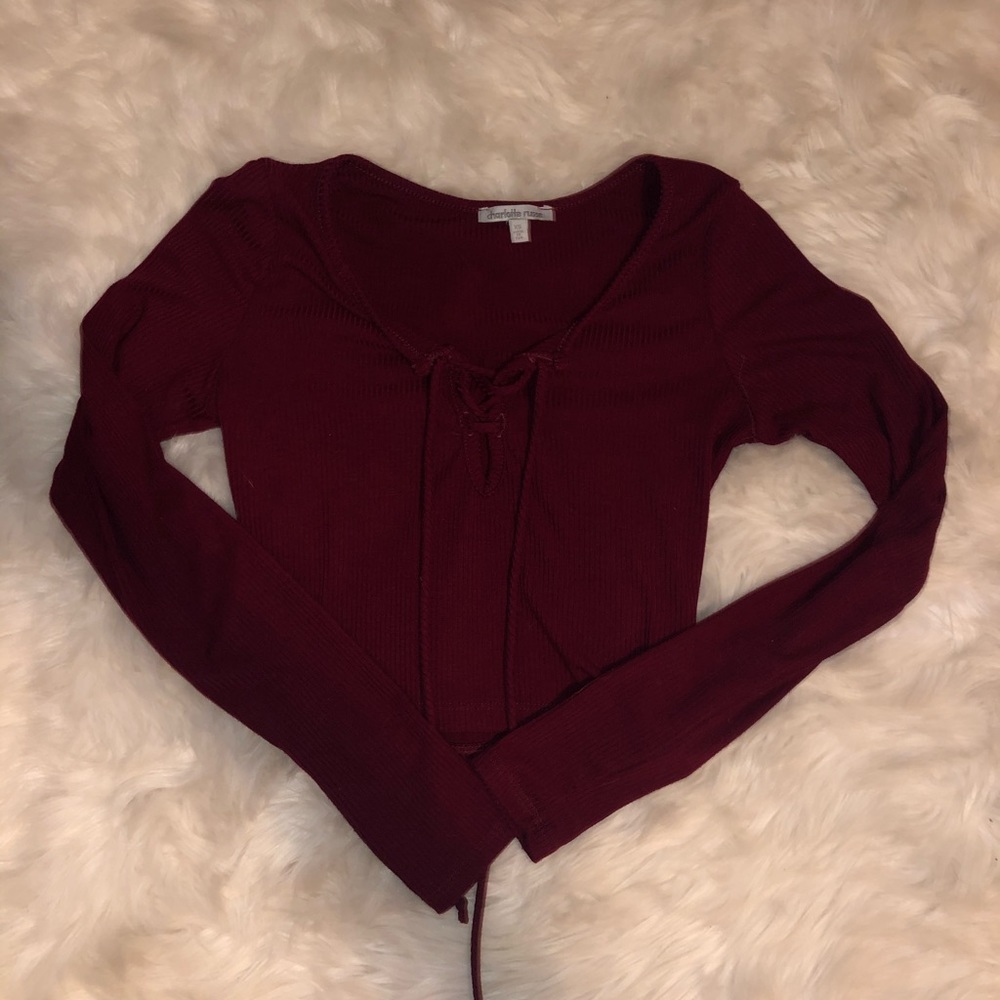 Crop Top - Maroon
